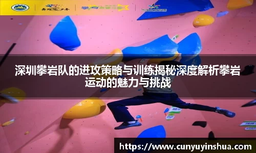 深圳攀岩队的进攻策略与训练揭秘深度解析攀岩运动的魅力与挑战